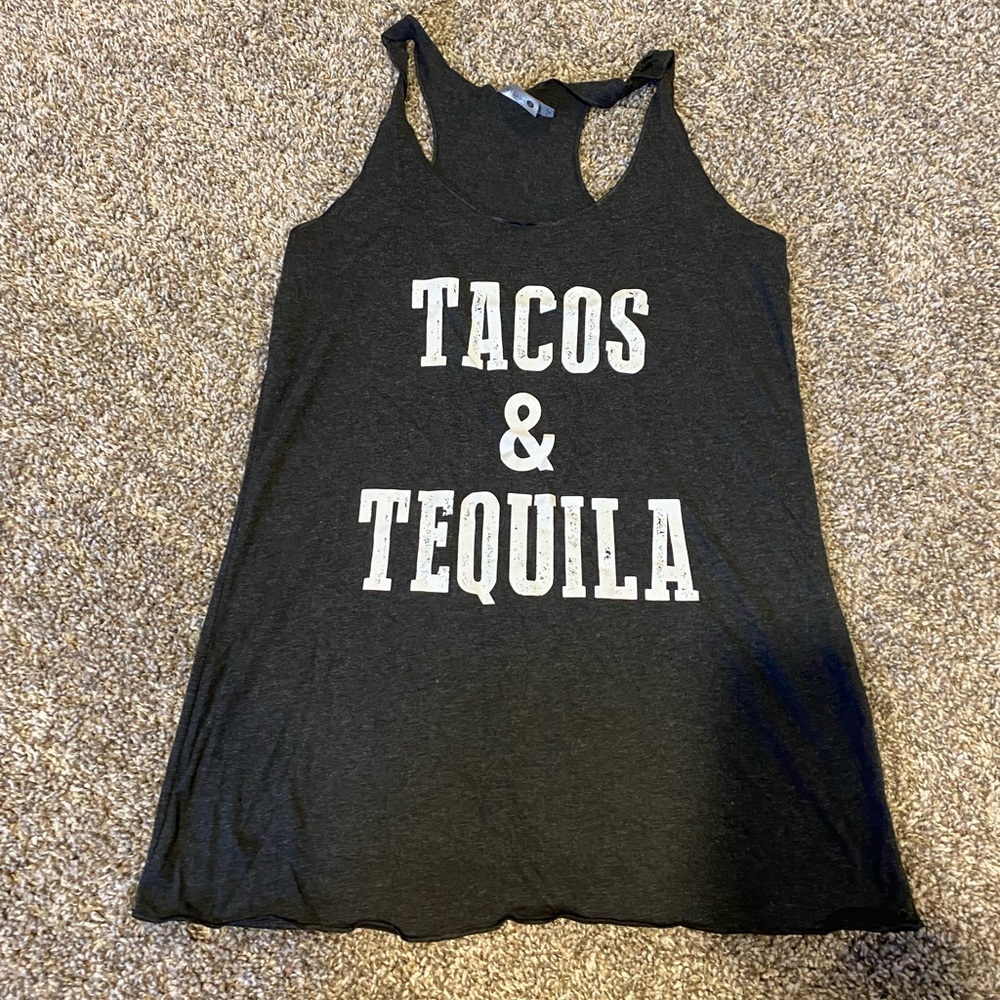 COPY - Tacos and tequila tank top